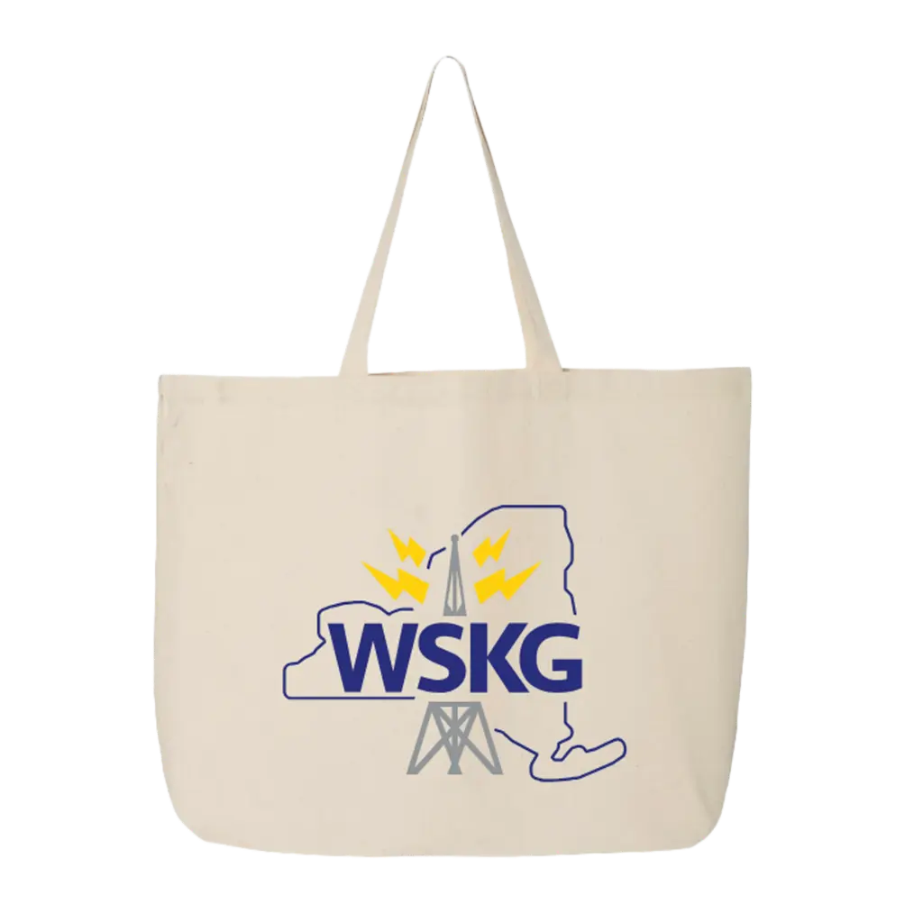 [Q600-Natural] WSKG Radio Waves Tote