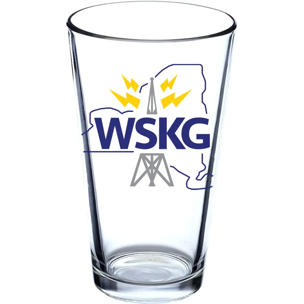 WSKG Radio Tower Pint Glass