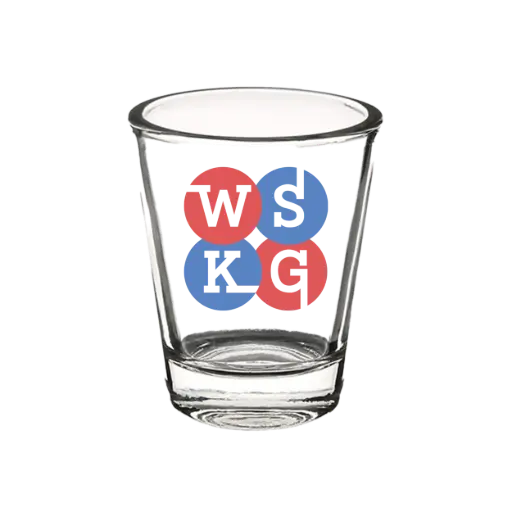 WSKG Shot Glass